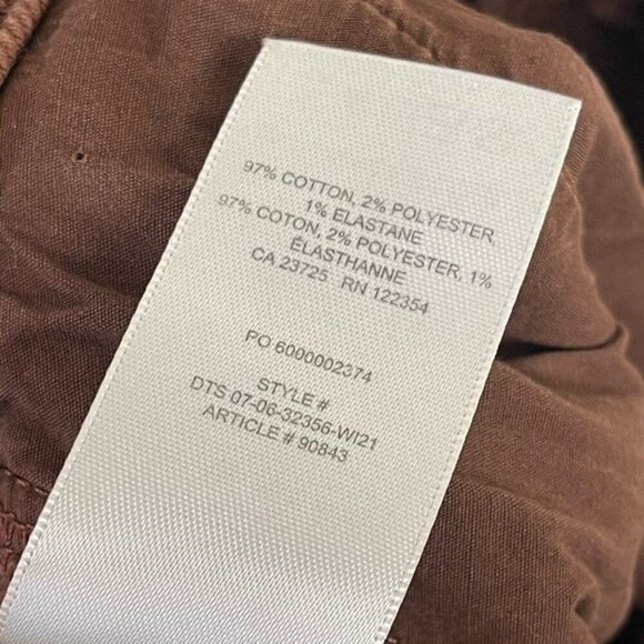 Aritzia Wilfred Free Modern high rise Cargo Pant in Gd Cognac size 4 - Picture 15 of 15